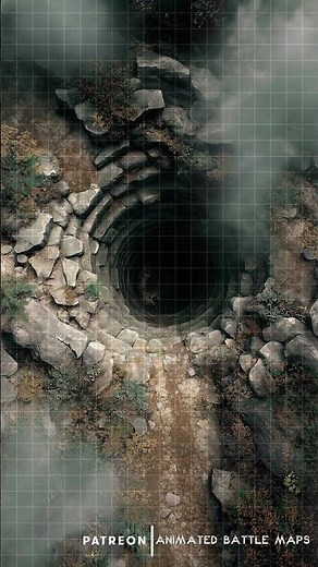 D&D | The Burrowed Path Part 1 Grid | Animated Battle Maps