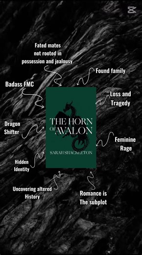It’s officially one month until The Horn of Avalon launches! #fantasybooks #booktok #romantasy #fantasywriter #dragon