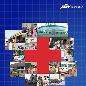 14 reactions | At JSW Foundation, we believe that health is not...