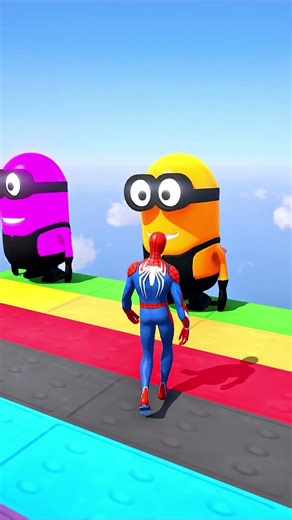 GTA 5 Epic Water Ragdolls Spiderman JumpFails Ep.13 #shorts