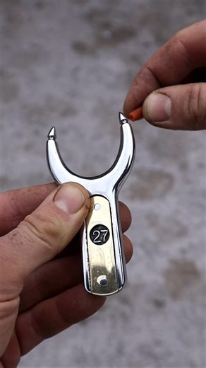 Wrench N27 Turned into Mini Slingshot