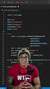Procedimientos almacenados en SQL. #python #programacion #postgresql #basesdedatos | Pildoras de programación