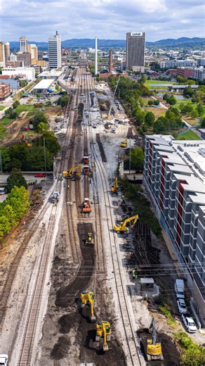 Transforming one of the busiest junctions in our network to move freight safer, faster, and more reliably. 🚂🚦 At Birmingham’s 14th Street junction, Team NS and @officialcsx CSX teamed up to replace outdated elements with modern turnouts, signals, and track panels. The final phase? Completed in just 48 hours with 140 railroaders working together. 💪 (SEEN HERE) THE RESULTS: ✅ Tripled NS train speeds ✅ Smoother operations through a vital interlocking ✅ Reduced traffic congestion for the surround