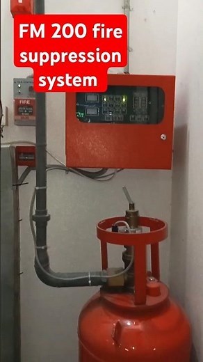 FM-200 Fire Suppression system in Action! | Quick Overview"#shorts #fire ‪@Learningknowledges‬