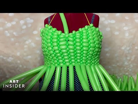How Balloon Dresses Are Made