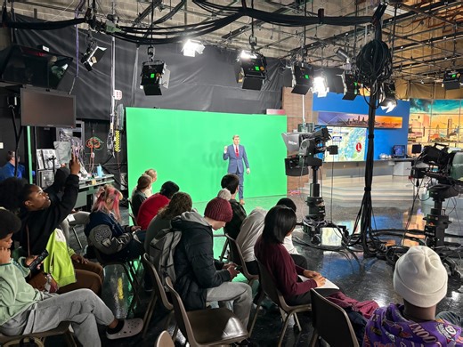 High school journalists go behind the scenes with WEWS News 5 on-air reporters and production teams (video)