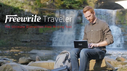 Watch Freewrite Traveler&colon; The Ultimate Portable Distraction-Free Writing Tool on Amazon Live