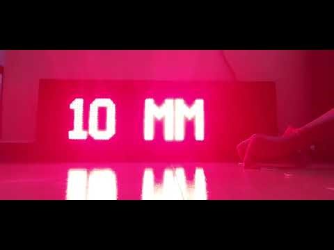 P10 Led alarm or message display with External input from E.g PLC , Relay , switches etc