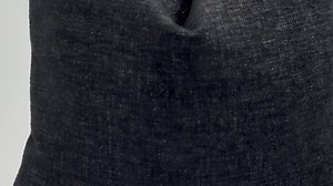 Black Textured Linen Pillow Cover,luxury Black Linen Pillow Cover, Thick Black Pillow Cover, Black Euro Sham, Custom Size, Luxury Pillow - Etsy