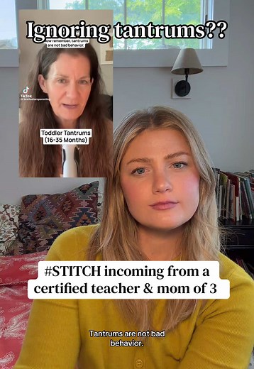 #STITCH with @Lisa Bunnage - Parenting Coach We should not ignore our children when they are having a hard time because that is actually when they need our support and love the most 💗 During a tantrum, a child has lost control emotionally, but they are also testing to see if 1. Screaming and crying will get them their way and 2. If you love them unconditionally. It’s so important that they learn they will NOT get their way while at the same time learning your love and support is unconditional. 