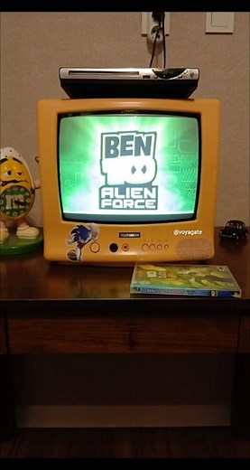 Watching Ben 10 Alien Force (2008) on DVD & CRT TV 🛸🟢