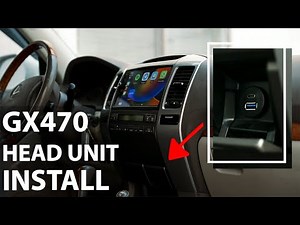 Lexus GX470 9 Inch Android Head Unit (APPLE CAR PLAY) Install EASY Step by Step