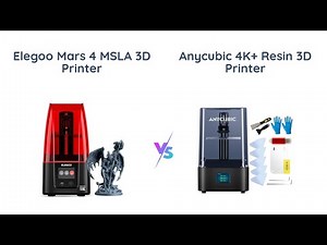 ELEGOO Mars 4 vs ANYCUBIC Photon Mono 2 Resin 3D Printer 👨‍🔬🖨️
