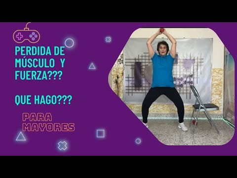 ¿Cómo Recuperar la PERDIDA de# MASA MUSCULAR y# FUERZA de los #Adultos Mayores? SARCOPENIA/ Rutina