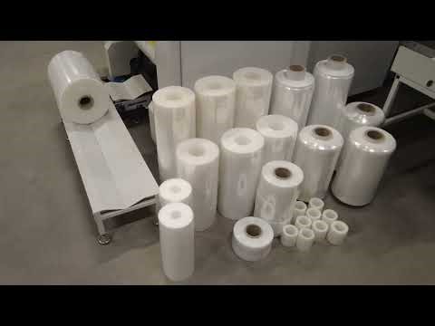 Universal stretch & pre-stretch rewinder – cored and coreless KRAM PBT PRS COMBO in Action!