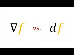 Tensor Calculus 13: Gradient vs "d" operator (exterior derivative/differential)