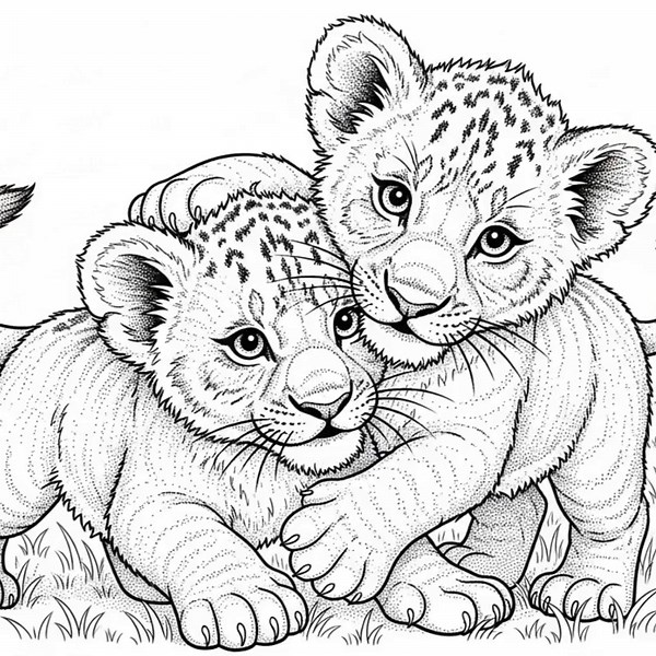 Animal Coloring Book: 25 Detailed Wildlife Pages for Fun - Etsy