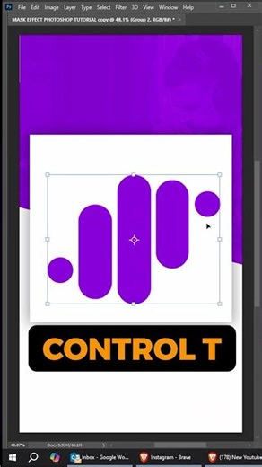 Mask Effect Photoshop Tutorial #photoediting #imageformats #wejustclick