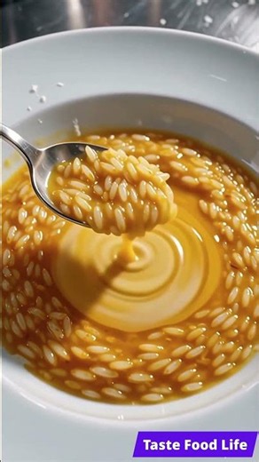 Milan Risotto | Cream Wave #Risotto #ItalianFood #Creamy #Macro