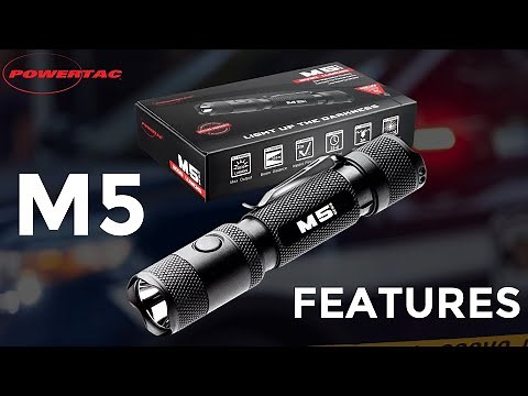 Powertac M5 GEN3 2030 Lumen Tactical Flashlight