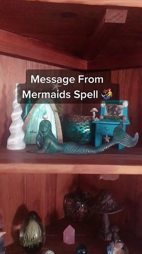Mermaids are excellent messengers of receptivity, healing, mystery, magic 🧜‍♀️ #mermaids #mermaidmagic #witches #spell #scrying #meditation