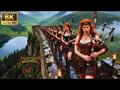 Epic Scottish Bagpipe & War Drums March - The Forbidden Celtic Highland Parade Epic