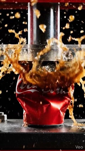 Hydraulic Press vs Coca-Cola Can 💥 Extreme Crush & Explosion in Slow Motion!#hydraulicpress#cocacola