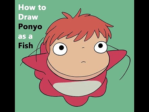 How to Draw Ponyo Fish (Nara) Easy Step by Step Drawing Tutorial