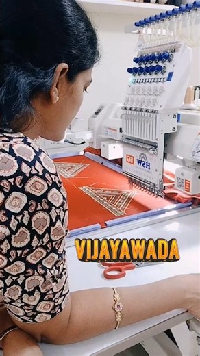 ☝️Work time feelings ☝️Mahi computer embroidery 🥰❤️ #new #digital mahila #8985932477 #vijayawada
