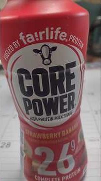 CORE POWER Strawberry Banana Fairlife Protein Shake