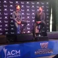 1.2K views · 18 reactions | Jim, Deb and Kevin here in Vegas! Here's Luke and Dierks for the #ACMs press conference. #WWOBackstage | 95.5 WFMS | Facebook