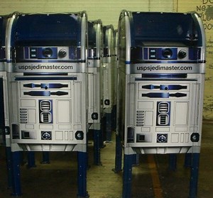 R2D2 mailboxes from the US Postal Service