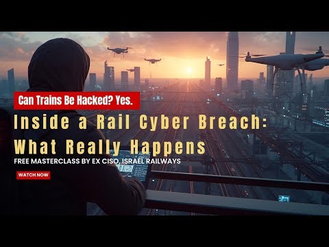Securing Rail Infrastructure: Cyber Threats & Defenses Explained | Masterclass by Israel Baron