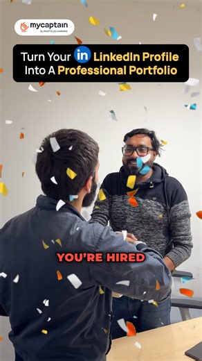 MyCaptain by Imarticus on Instagram: "Convert your linkedin profile into resume website 🚀 Want to build your career in Digital Marketing. Then go check the link in bio 🔗 📌 Save this now and follow @mycaptainofficial for more such details‼️"