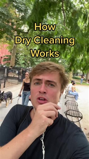 The dry cleaning process explained #drycleaningtok #nyc