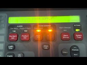 Simplex Fire alarm panel software version and card status checking