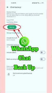 How To Backup Your WhatsApp Chat || Backup Whatsapp Chat || #shots #viral #whatsapp