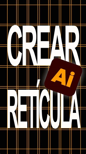 Tutorial para crear una retícula en Illustrator ⭐️ #tutorial #reticula #illustrator #diseñografico #photoshop