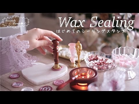 [Sealing Wax & Stamp HAUL] Tried wax sealing for the first time.