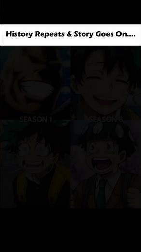 THE CYCLE CONTINUES 🫂🫂 | My Hero Academia | Deku | #allmight #deku #myheroacademia #shorts #fyp