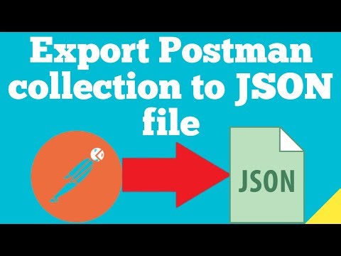 How to export Postman collection to JSON file ?
