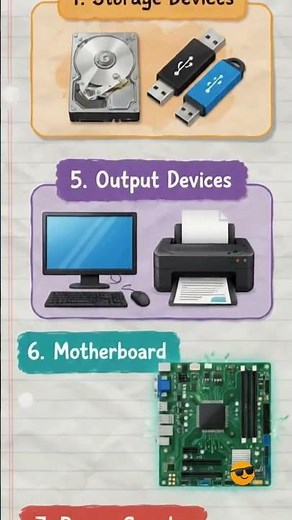 Basic Computer Parts | #computer