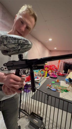 Splat Attack Revenge V1 Serial #6 Test Meteor 3 Way #viral #shorts #paintball #test #nerf #oldschool