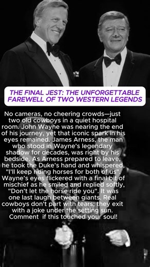 THE FINAL JEST: THE UNFORGETTABLE FAREWELL OF TWO WESTERN LEGENDS
