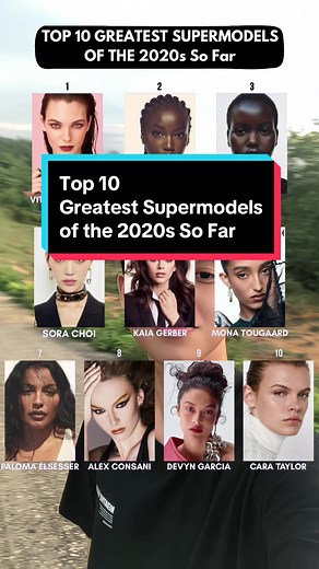Top 10 Greatest Supermodels of the 2020s