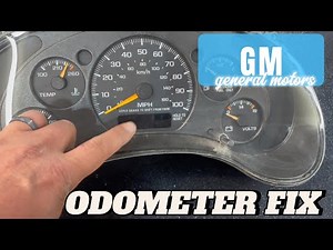 How to fix a Chevy odometer.