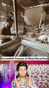 Incredible Process of Metal Recycling | Factory Steel Production which Scrap Metal #scrap #metal #recycle #viral #tranding #instareels #facebookreels #fbreels #instareel # | Rishi Singh