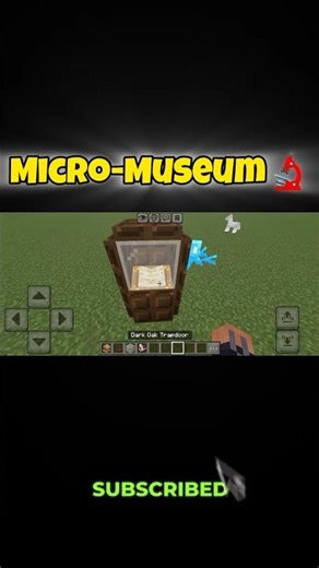 ​Micro-Museum🔬#minecraft #shorts #viral #trending #youtubeshorts #youtube #yt #trend #og #op #omg