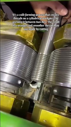 Precision Thread Rolling in Action#shortsfeed