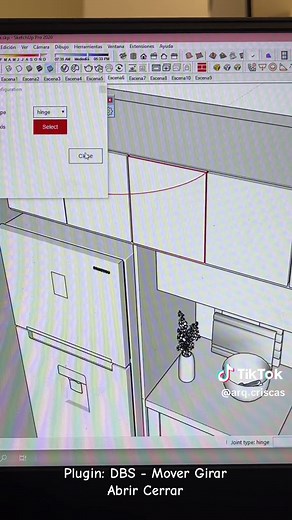 Cómo abrir y cerrar objetos en SketchUp fácilmente